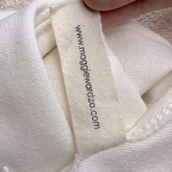 5/$25 Maggie Ward Off White Ivory Mini Dress M - Picture 4 of 14